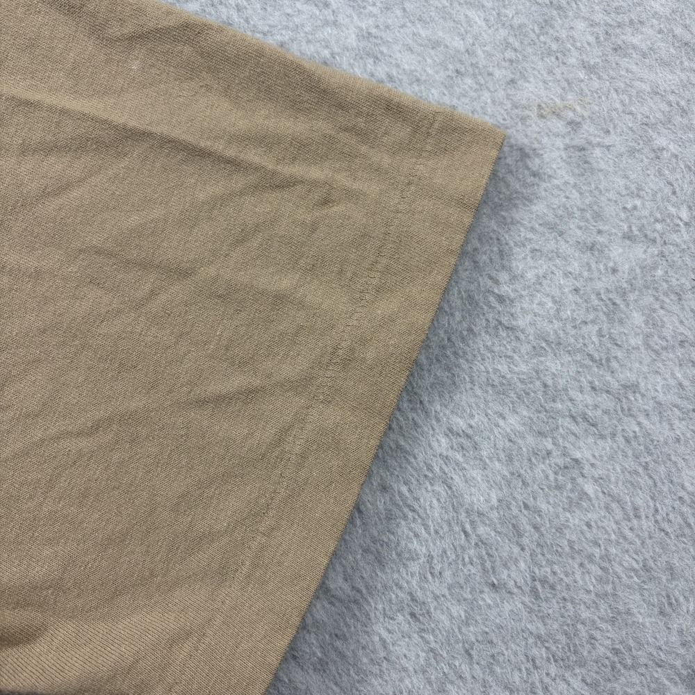 Vintage 90s Native American T Shirt Mens Large Tan Art Single Stitch USA Made - Picture 5 of 10